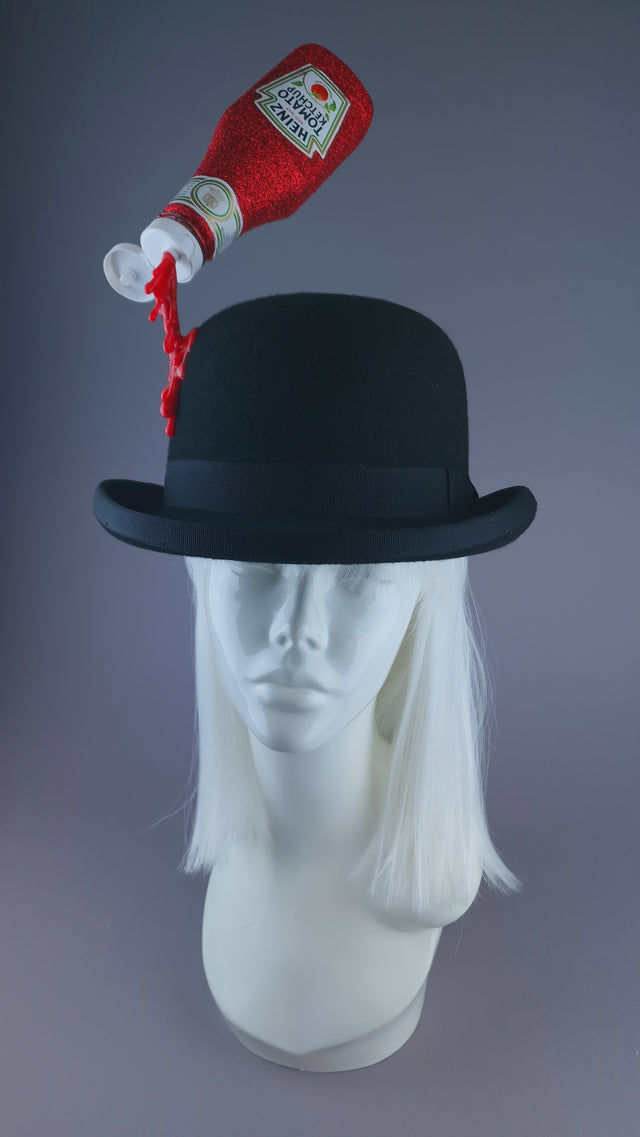 Pearls & Swine: Surreal Tomato Sauce Food Bowler Hat