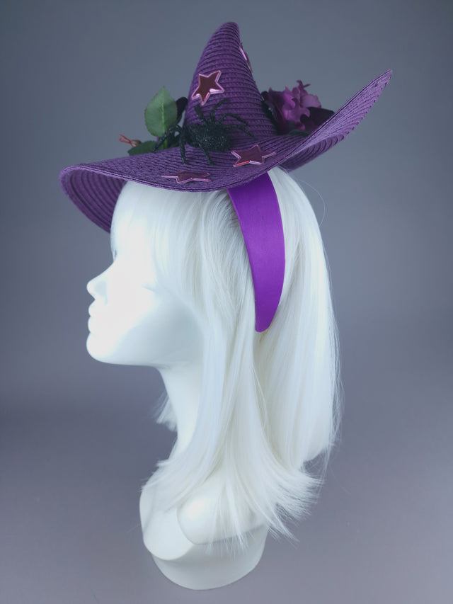 Pearls & Swine: Purple Flower Witches Hat