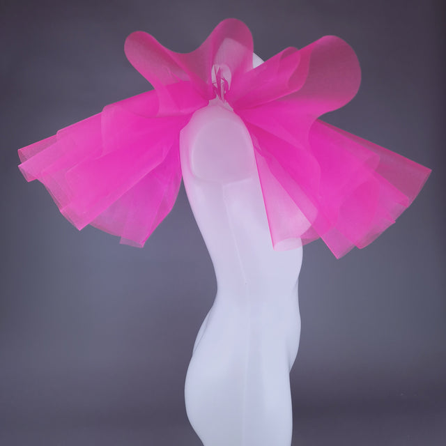 "Bobo" Neon Pink Neck Ruffle, Clown Collar - 10 Colours Available!!!!