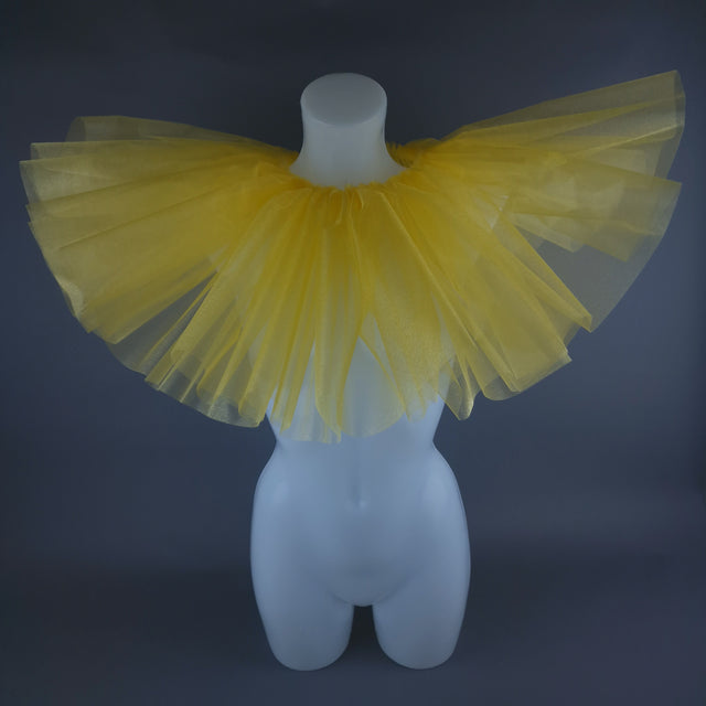 "Bobo" Yellow Neck Ruffle, Clown Collar - 10 Colours Available!!!!