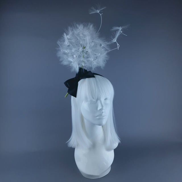 "Breeze" Dandelion & Bow Headpiece