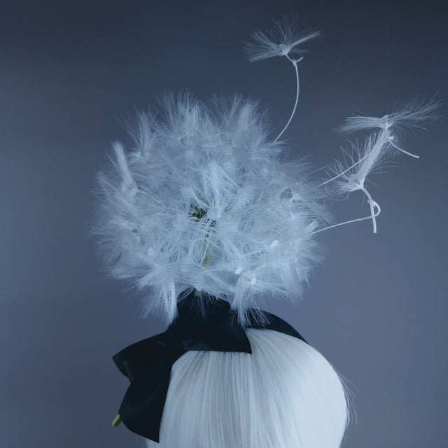 "Breeze" Dandelion & Bow Headpiece