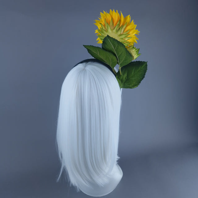 "Sunii" Dollface Sunflower Headband