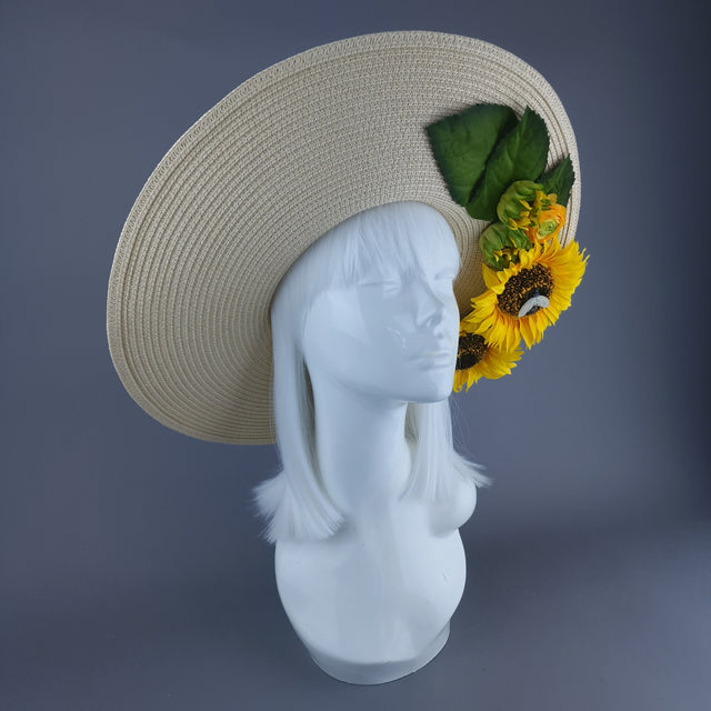 "Cover Me In Sunshine" Wide Brim Summer Sun Hat