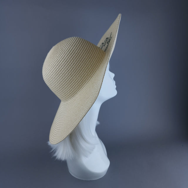 "Cover Me In Sunshine" Wide Brim Summer Sun Hat