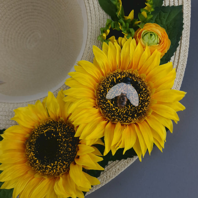 "Cover Me In Sunshine" Wide Brim Summer Sun Hat