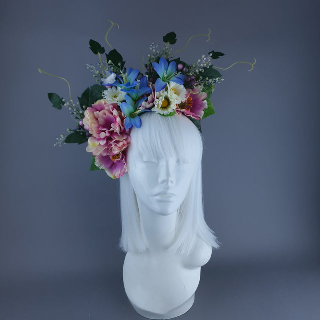 "Jiya" Flower Crown Headband Headpiece