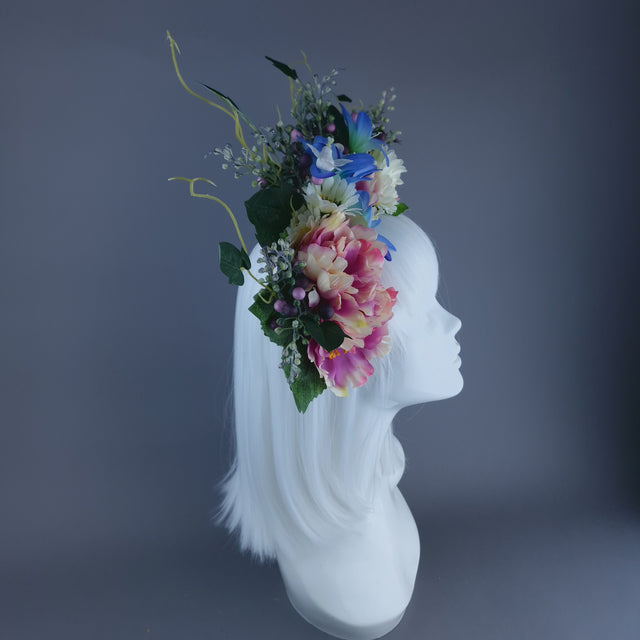 "Jiya" Flower Crown Headband Headpiece