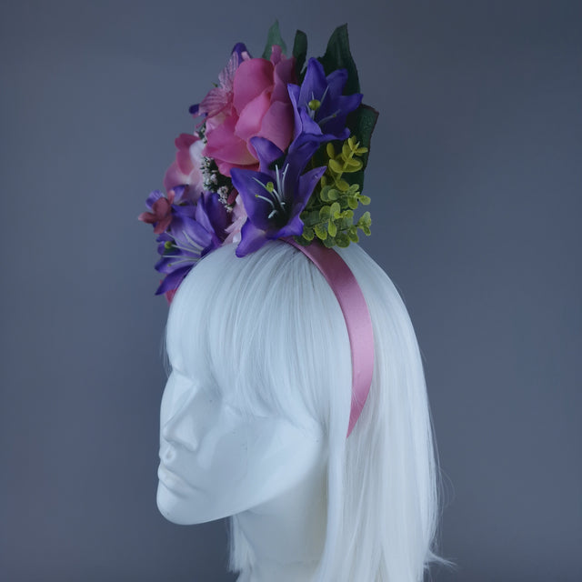 "Naenia" Flower Crown Headband Headpiece