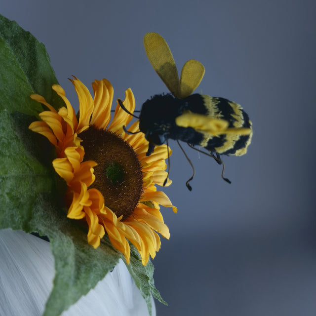 "Buzzin" Bee & Sunflower Headband Headpiece