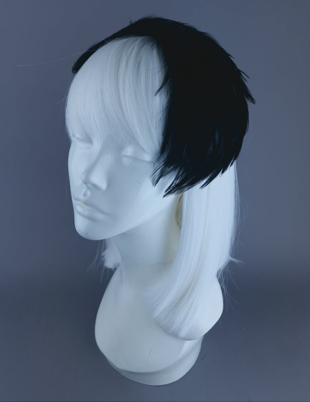 "Garbo" Black FeatherVintage Inspired Fascinator Hat