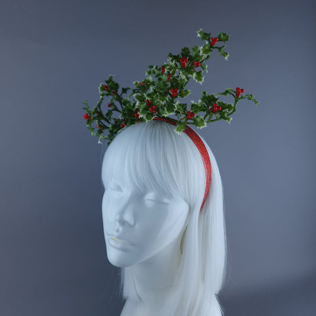 Holly Xmas Headdress