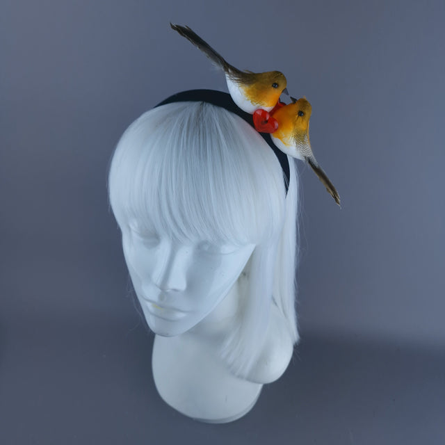 Robins Kissing Xmas Headdress