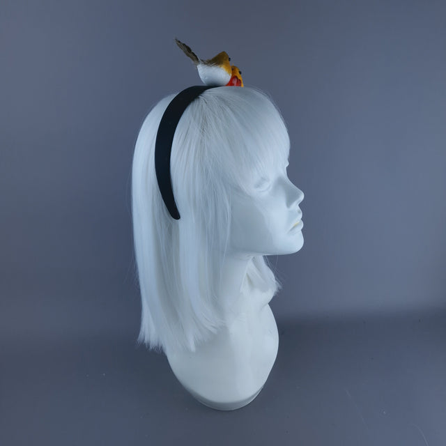 Robins Kissing Xmas Headdress