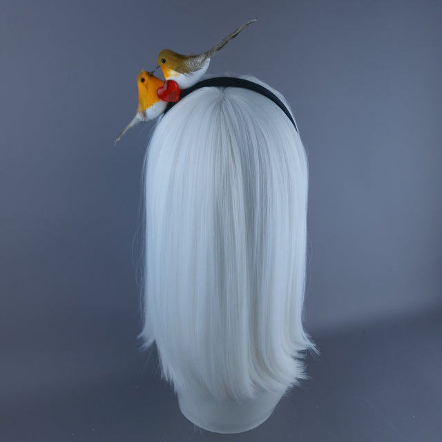 Robins Kissing Xmas Headdress