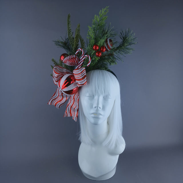 Baubles & Bow Xmas Headdress