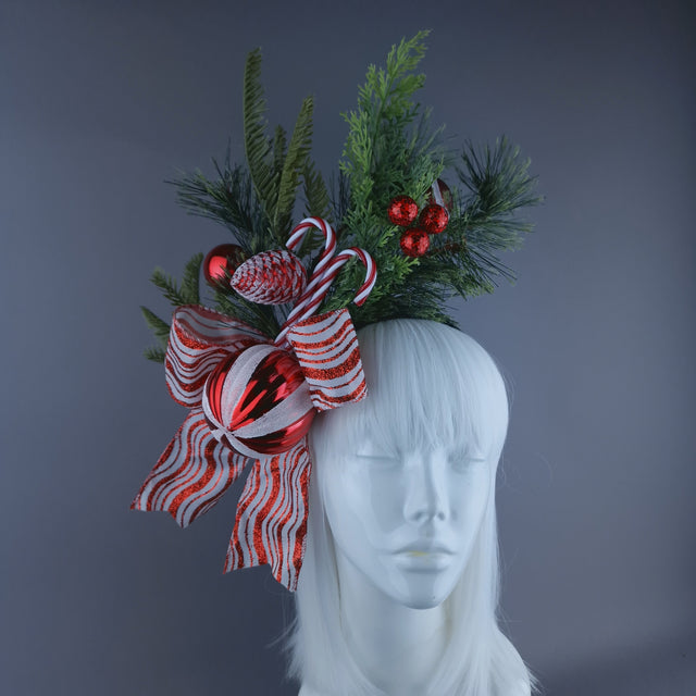 Baubles & Bow Xmas Headdress