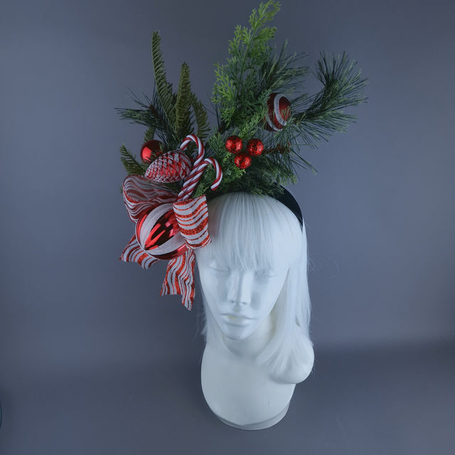 Baubles & Bow Xmas Headdress