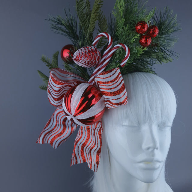 Baubles & Bow Xmas Headdress
