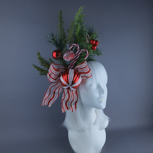 Baubles & Bow Xmas Headdress