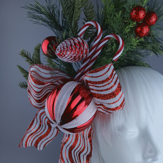 Baubles & Bow Xmas Headdress