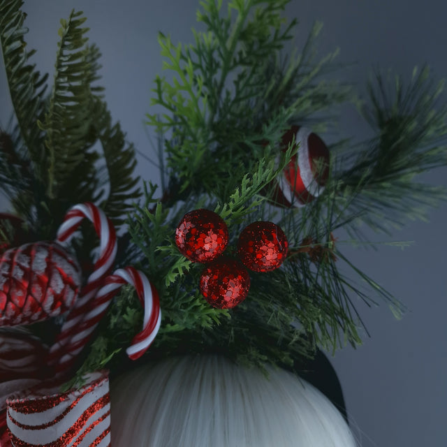 Baubles & Bow Xmas Headdress