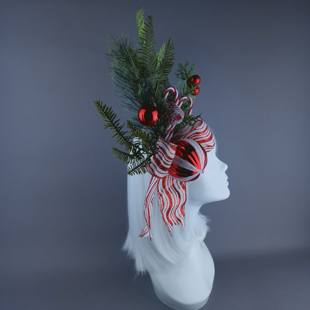 Baubles & Bow Xmas Headdress