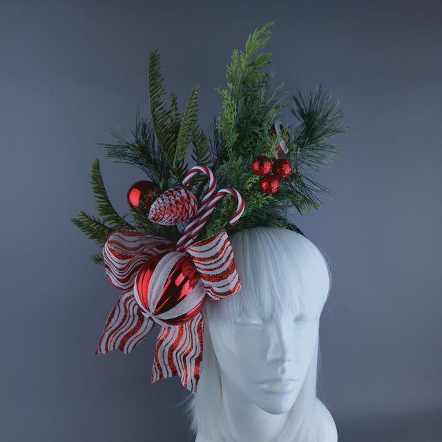 Baubles & Bow Xmas Headdress