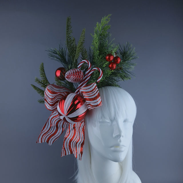 Baubles & Bow Xmas Headdress