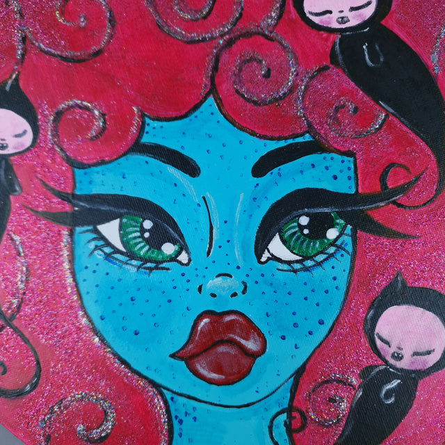 "Bad Vibes Only" Painting