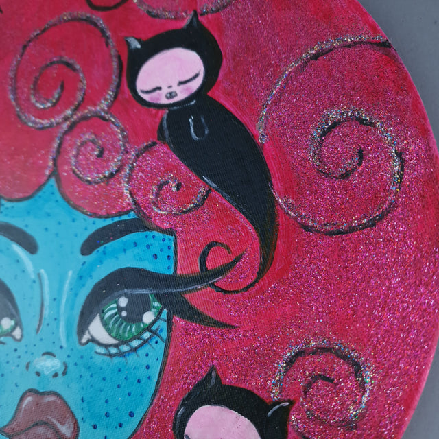 "Bad Vibes Only" Painting