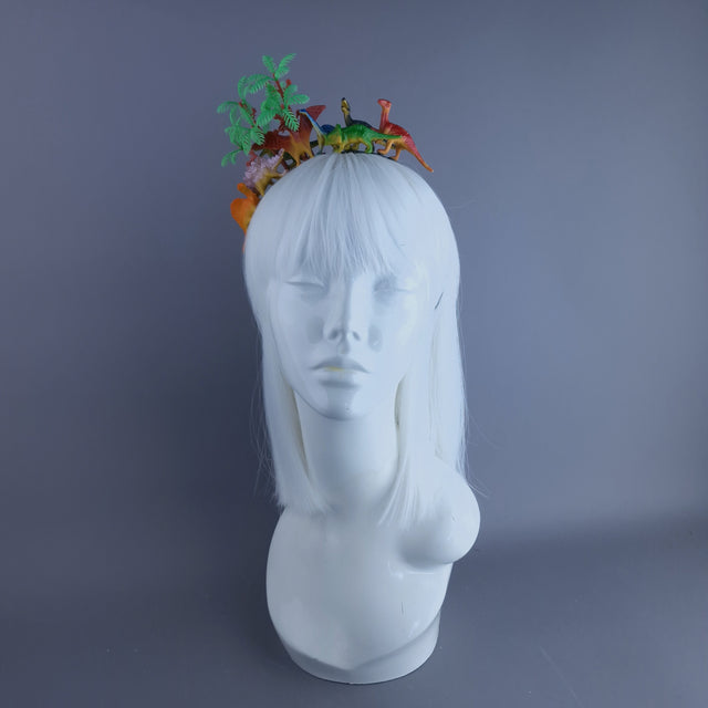 "Big Bang" Dinosaurs & Trees Headpiece