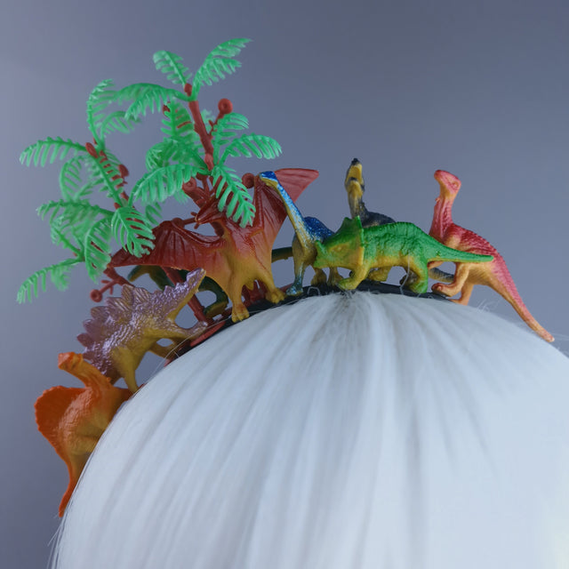 "Big Bang" Dinosaurs & Trees Headpiece