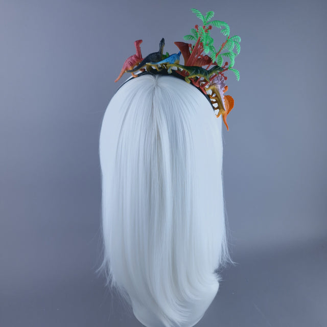 "Big Bang" Dinosaurs & Trees Headpiece