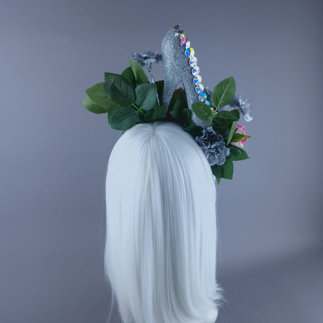 "Cinderella" Shoe Heel Rose Headdress