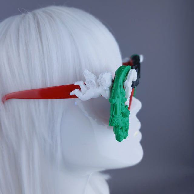 "Gaza" Cat Eye Filigree Sunglasses