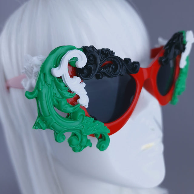 "Gaza" Cat Eye Filigree Sunglasses