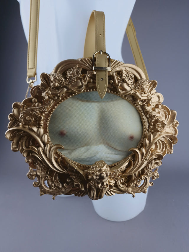 "Beauty Revealed" Gold Filigree Handbag