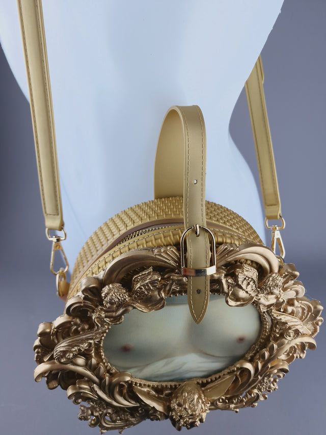 "Beauty Revealed" Gold Filigree Handbag