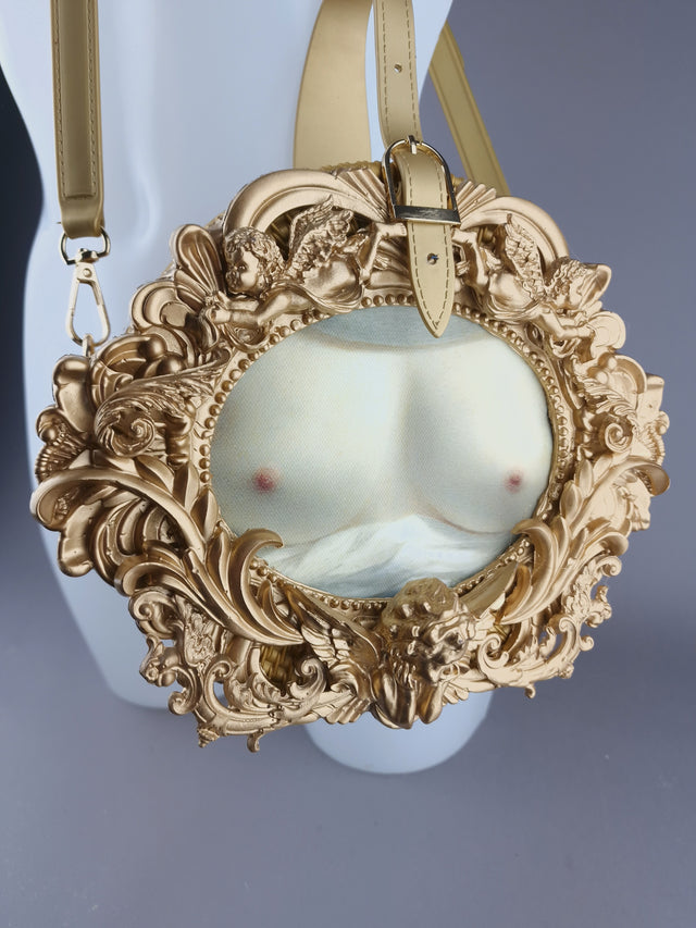 "Beauty Revealed" Gold Filigree Handbag