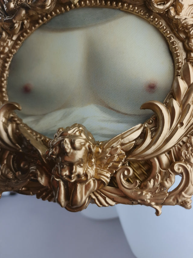 "Beauty Revealed" Gold Filigree Handbag