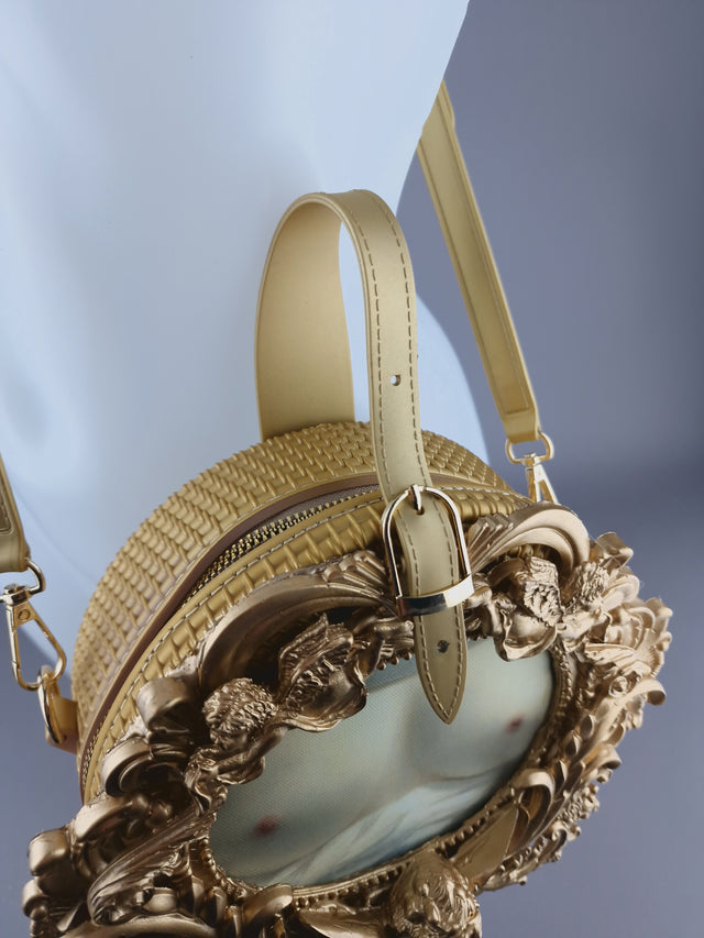 "Beauty Revealed" Gold Filigree Handbag
