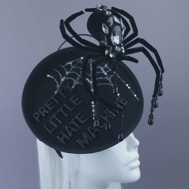 "Pretty Little Hate Machine" Spider & Quote Hat