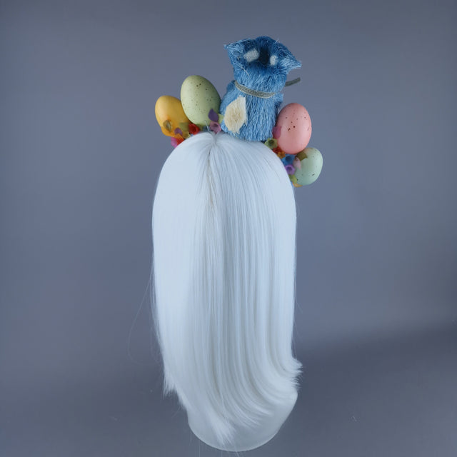 "Easter Bun-net" Blue Bunny Rabbit Headdress