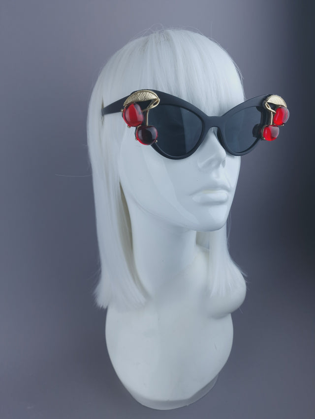 "Jelly" Black Cherry Cateye Sunglasses