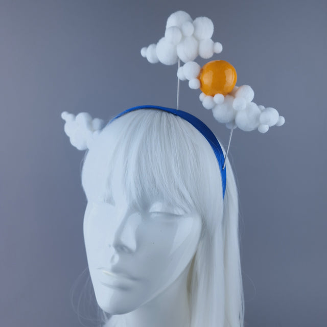 "Daydream" Sun & Clouds Headdress