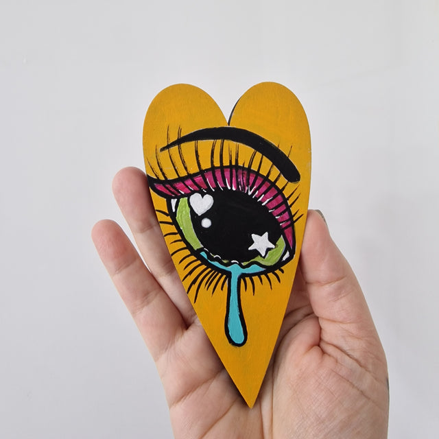 Bink Neptune: Original Eye Painting "Tear drop"
