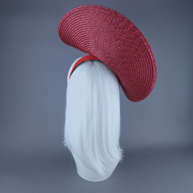 "Darling" Strawberry, Cherry & Cream Fruit Food Fascinator Hat