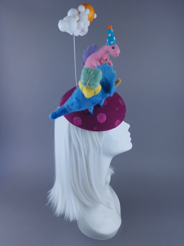 "Deeno" Dinosaur Party Fascinator Hat