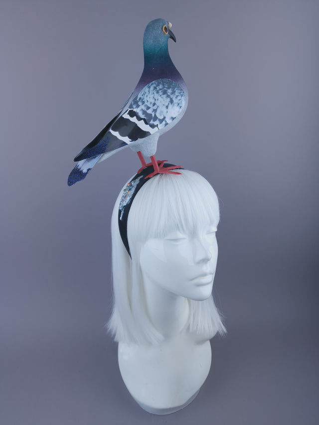 "Wabi-Sabi" Whimsical Large Pigeon Poop Headband